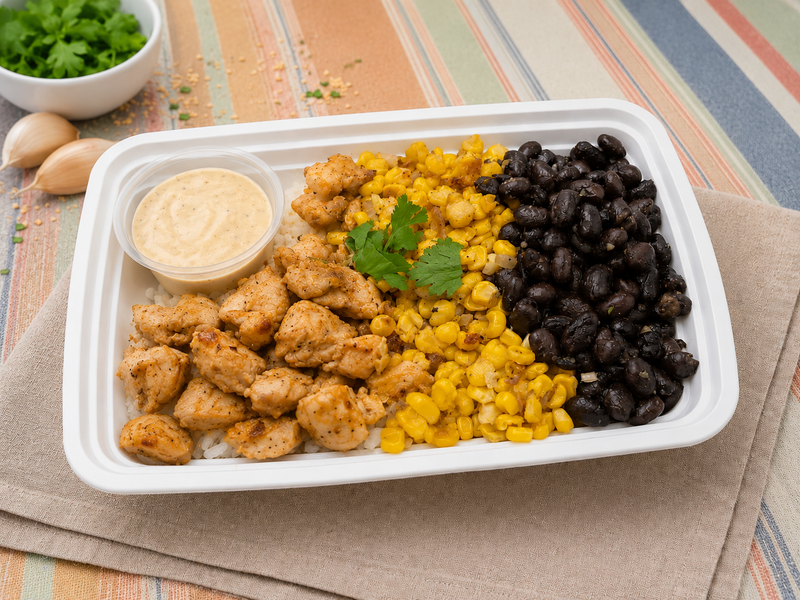 Chipotle Lime Chicken Street Corn Bowl