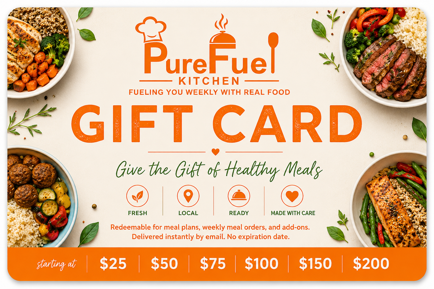PureFuel Kitchen Gift Card