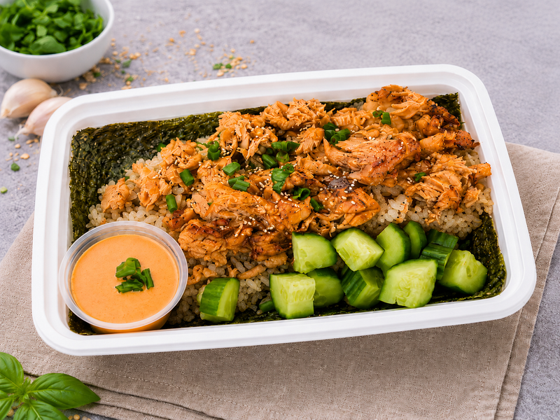 Salmon Sushi Bake