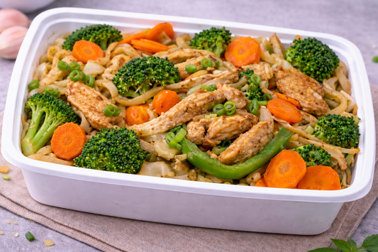 Chicken and Veggie Udon Stir-Fry