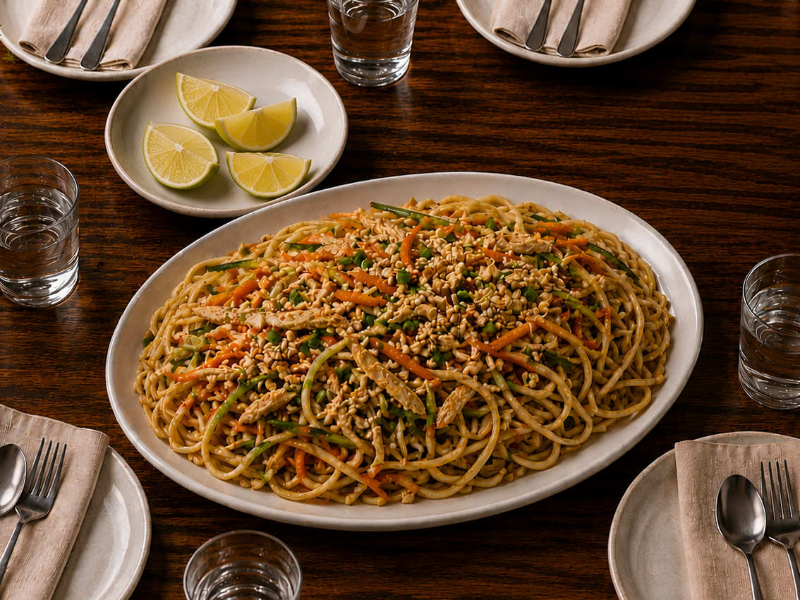 Shredded Chicken Cold Noodles