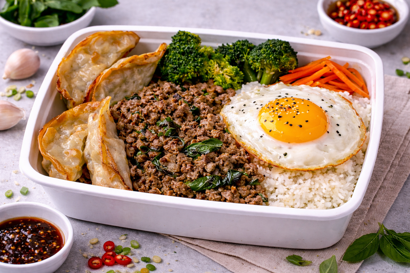 Thai Basil Pork Bowl