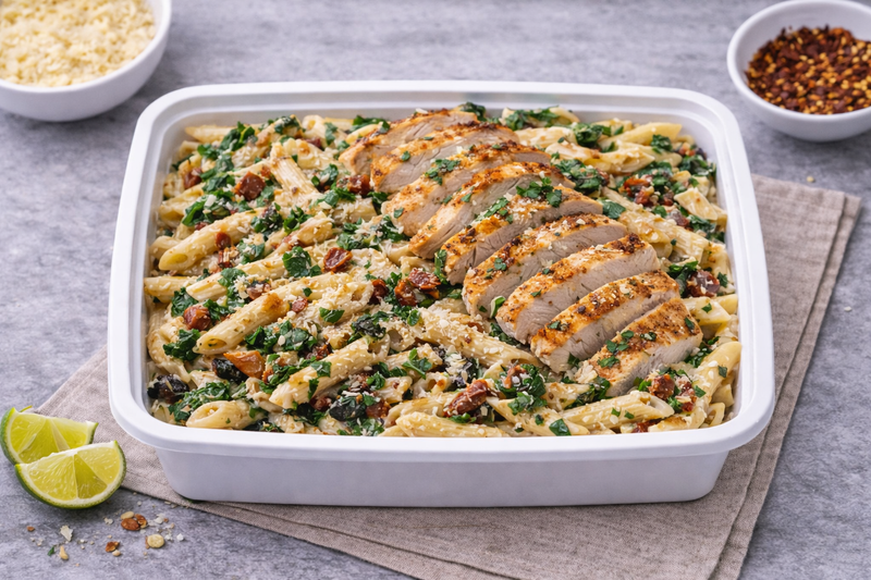 Tuscan Cream Chicken Penne（Light Cream）