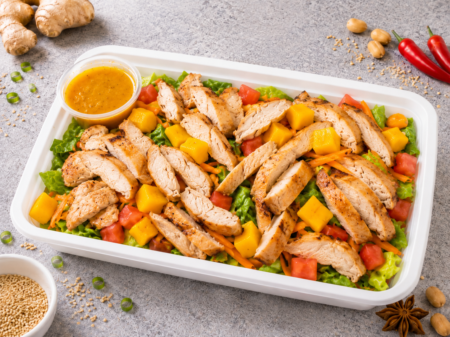 Mango Lime Chicken Salad